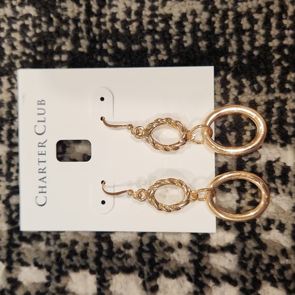 Charter Club Double Circle Earrings - Picture 1 of 3